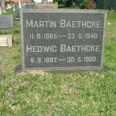 BAETHCKE Martin 1865-1940 &amp; Hedwig 1892-1980