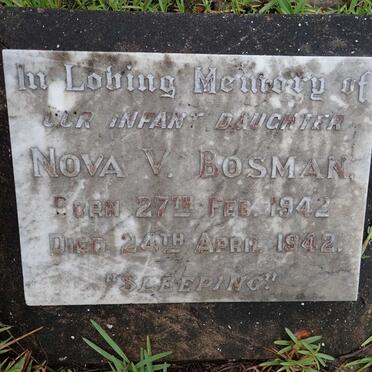 BOSMAN Nova V. 1942-1942