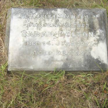 BOLTON Sarah -1923
