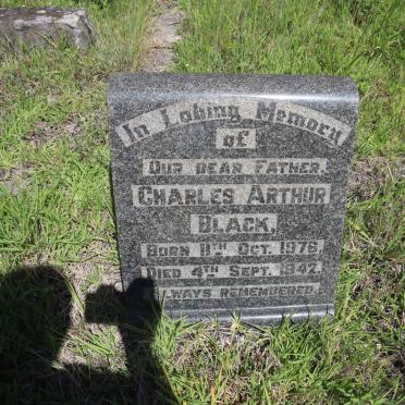 BLACK Charles Arthur 1876-1942