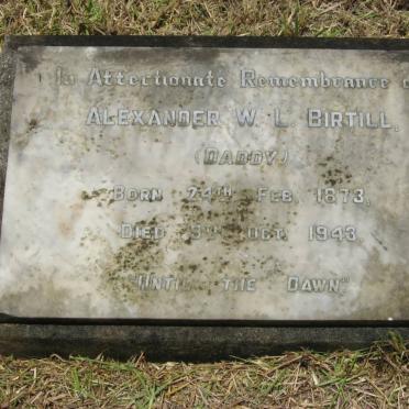 BIRTILL Alexander W.L. 1873-1943