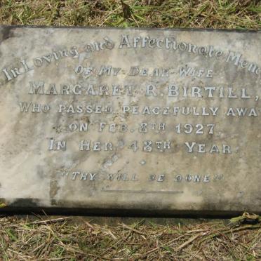 BIRTILL Margaret R. -1927