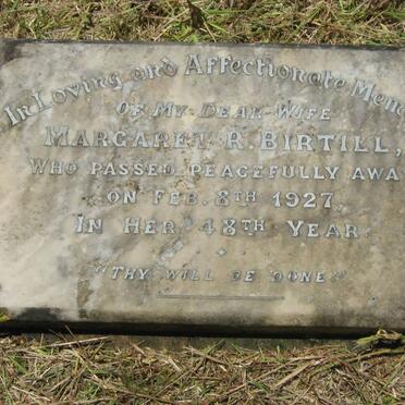 BIRTILL Margaret R. -1927