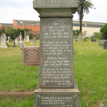 BARTEL Emil 1883-1900 &amp; Wilhelm 1884-1904