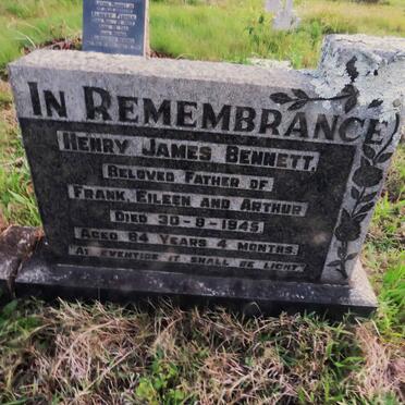 BENNETT Henry James -1945