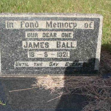 BALL James -1921