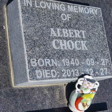 CHOCK Albert 1940-2013