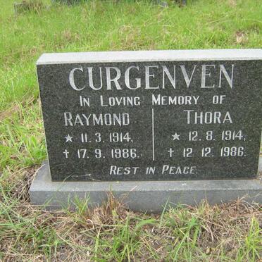 CURGENVEN Raymond 1914-1986 &amp; Thora 1914-1986