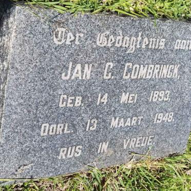 COMBRINCK Jan C. 1893-1948