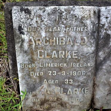 CLARKE Archibald -1906 :: CLARKE A. -1905