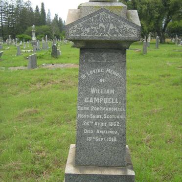 CAMPBELL William 1862-1918