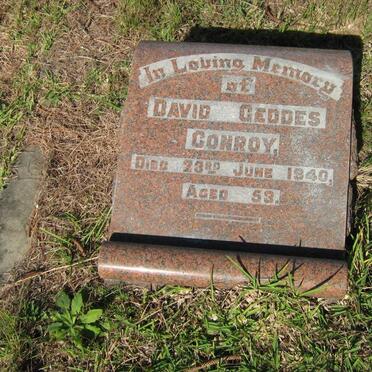 CONROY David Geddes -1940