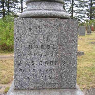 CARLISLE Harold -1922