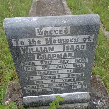 CHAPMAN William Isaac 1870-1945