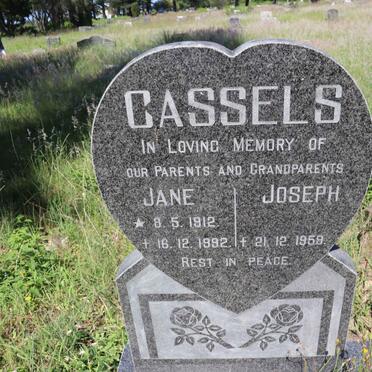 CASSELS Joseph -1959 &amp; Jane 1912-1992