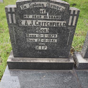 CRITCHFIELD R.A.J. 1879-1941