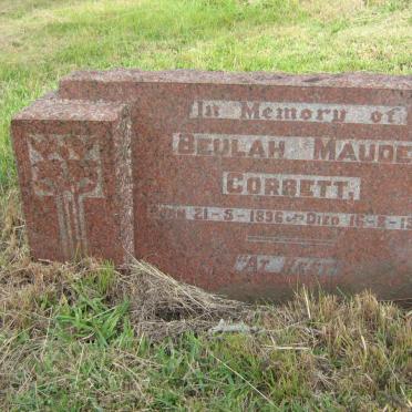 CORBETT Beulah Maude 1896-1942