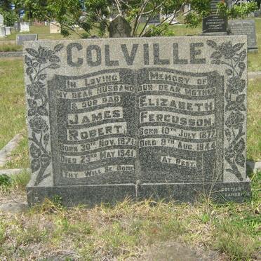 COLVILLE James Robert 1871-1941 &amp; Elizabeth Fergusson 1877-1944