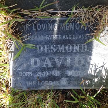 DAVIDS Desmond 1931-2006