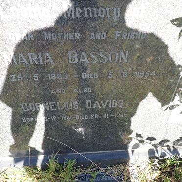 DAVIDS Cornelius 1891-1981 :: BASSON Maria 1893-1954