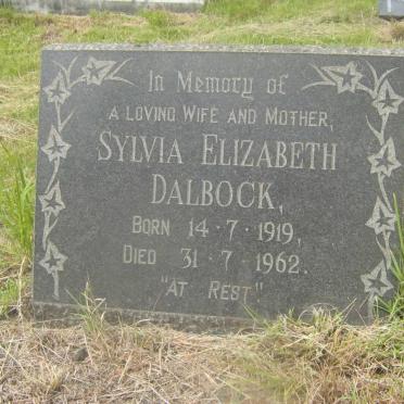 DALBOCK Sylvia Elizabeth 1919-1962  
