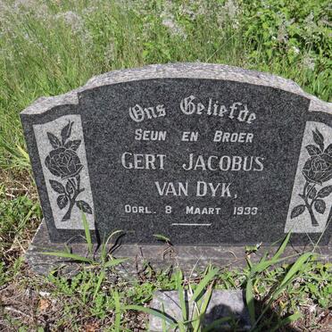 DYK Gert Jacobus, van 1933