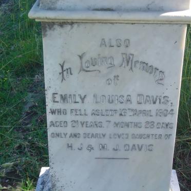 DAVIS Emily Louisa -1904