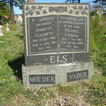 ELS Michael Conway 1883-1959 &amp; Huibrecht Elizabeth 1888-1967