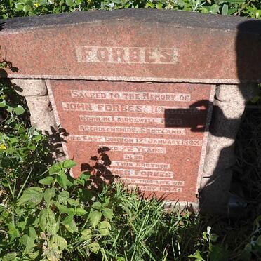 FORBES John -1943 :: FORBES James -1944