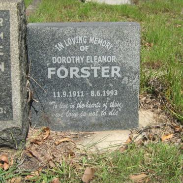 FORSTER Dorothy Eleanor 1911-1993
