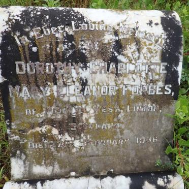 FORBES Dorothy Charlotte Mary Eleanor -1936