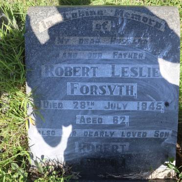 FORSYTH Robert Leslie -1945 :: FORSYTH Robert