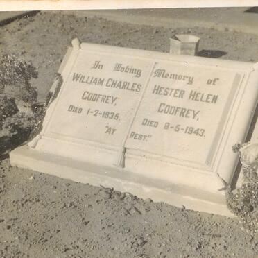 GODFREY William Charles -1935 & Hester Helen PROBART -1943