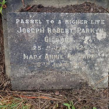 GICHARD Joseph Robert Parkyn -1925 &amp; Mary Annie -1942 :: GICHARD Daisy Brenden -1919