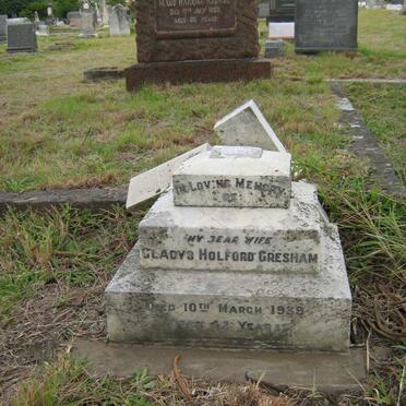 GRESHAM Gladys Holford -1939
