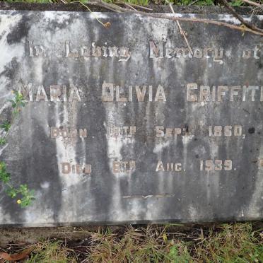 GRIFFITH Maria Olivia 1860-1939