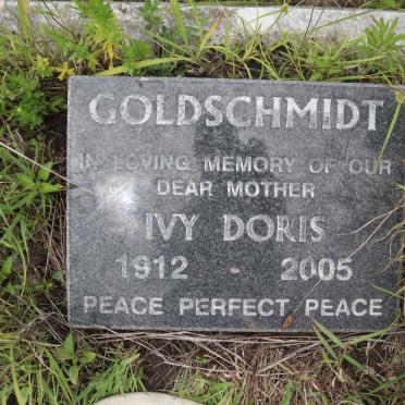 GOLDSCHMIDT Ivy Doris 1912-2005