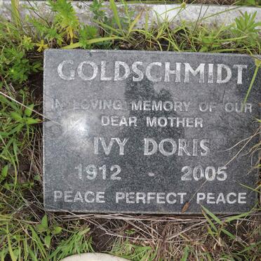 GOLDSCHMIDT Ivy Doris 1912-2005