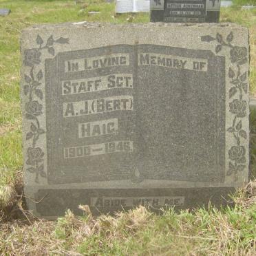HAIG A.J. 1900-1946