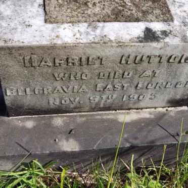HUTTON Harriet  -1905