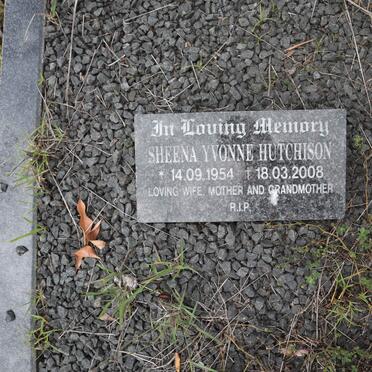 HUTCHISON Sheena Yvonne 1954-2008