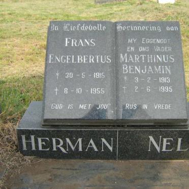 HERMAN Frans Engelbertus 1915-1955 :: NEL Marthinus Benjamin 1913-1995
