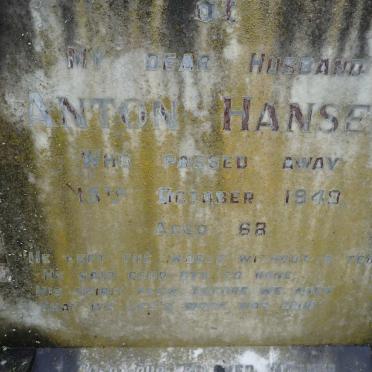 HANSEN Anton -194?