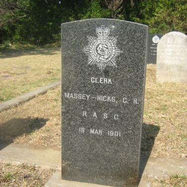 HICKS G.R., Massey -1901