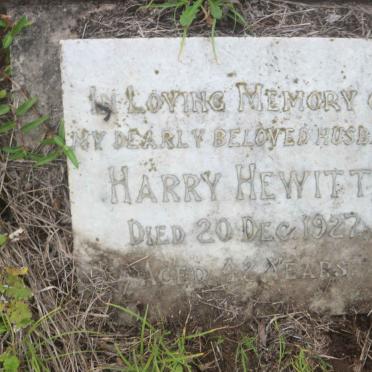 HEWITT Harry -1927