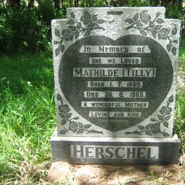 HERSCHEL Mathilde 1889-1965