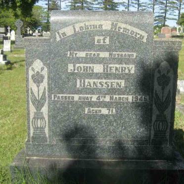 HANSSEN John Henry -1945