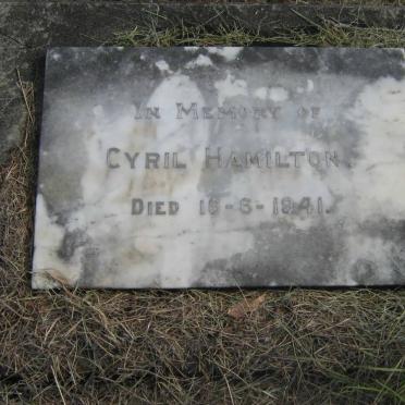 HAMILTON Cyril -1941