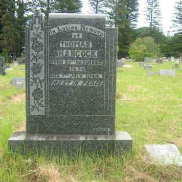 HANCOCK Thomas 1874-1944