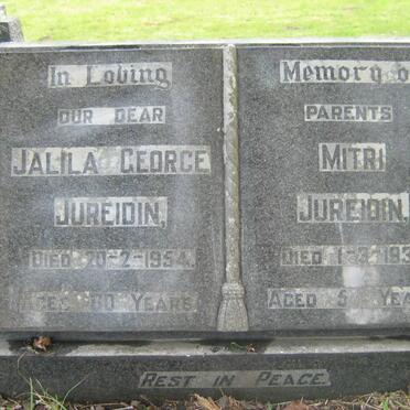 JUREIDIN Jalila George -1954 &amp; Mitri -1931